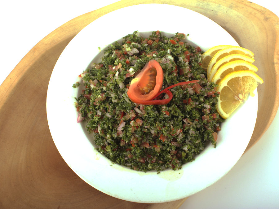 Tabouleh with lemon and tomato